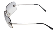 画像をギャラリービューアに読み込む, CHANEL シャネル リムレス サングラス 4085 c.124/8G サイズ62□15 120 カメリア ココマーク グレー 美品 中古 4b009146