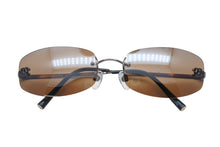画像をギャラリービューアに読み込む, CHANEL シャネル リムレス サングラス 4002 c.204/6U サイズ57□19 130 ココマーク ブラウン 美品 中古 4b009149