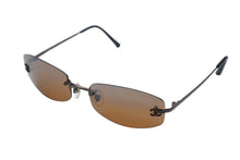 画像をギャラリービューアに読み込む, CHANEL シャネル リムレス サングラス 4002 c.204/6U サイズ57□19 130 ココマーク ブラウン 美品 中古 4b009149