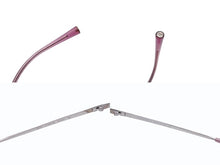 画像をギャラリービューアに読み込む, CHANEL シャネル リムレス サングラス 4002 c.124/58 サイズ57□19 130 ココマーク ピンク シルバー 美品 中古 4b009150