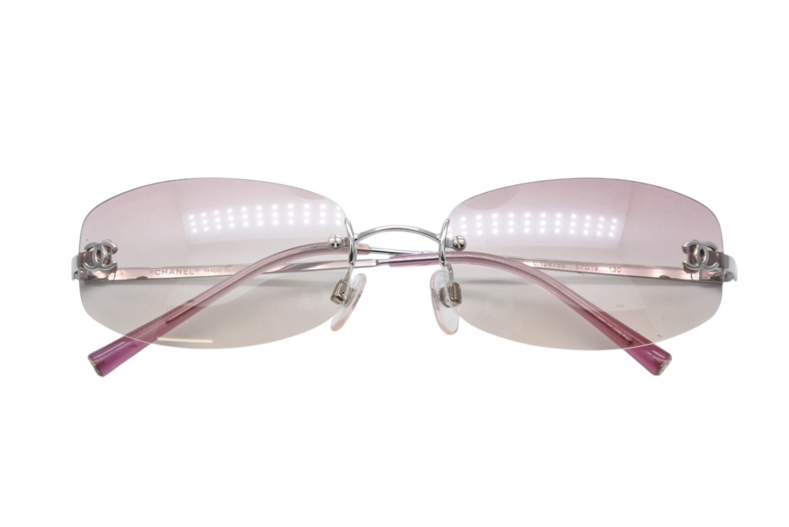 CHANEL シャネル リムレス サングラス 4002 c.124/58 サイズ57□19 130