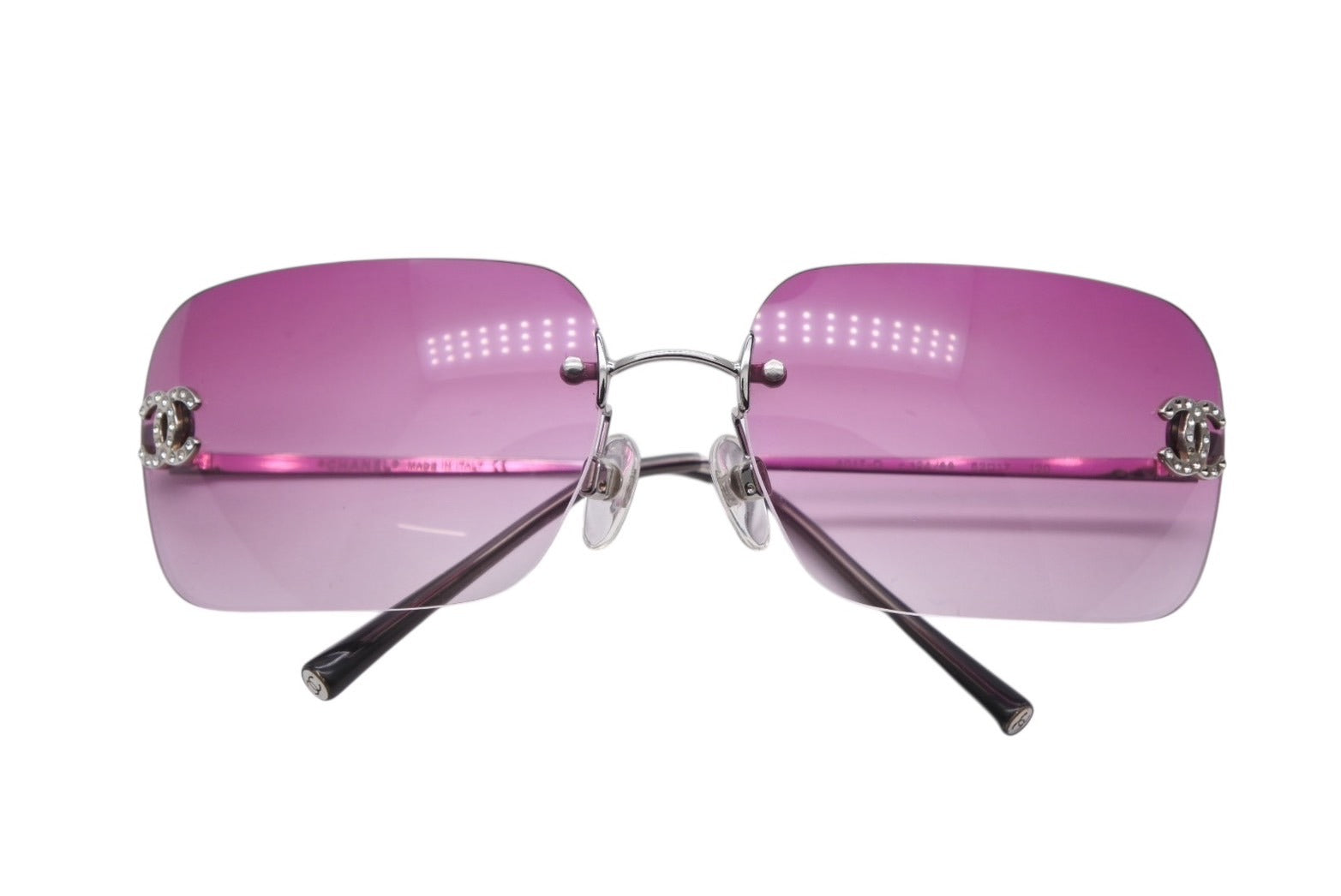 CHANEL シャネル リムレス サングラス 4017-D c.124/89 サイズ62□17