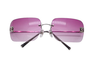 CHANEL シャネル リムレス サングラス 4017-D c.124/89 サイズ62□17