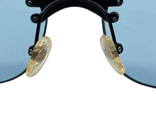 画像をギャラリービューアに読み込む, CHANEL シャネル リムレス サングラス 4005 c.101/72 サイズ62□18 125 ココマーク ブルー ブラック 美品 中古 4b00915