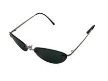 画像をギャラリービューアに読み込む, 極美品 CHANEL シャネル リムレス サングラス 4003 c.103/71 サイズ53□19 130 ココマーク シルバー グリーン 中古 4b009155