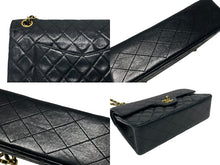 画像をギャラリービューアに読み込む, CHANEL シャネル マトラッセ25 Wフラップ Wチェーンショルダーバッグ 1番台 ココマーク ラムスキン ゴールド金具 美品 中古 4b009159