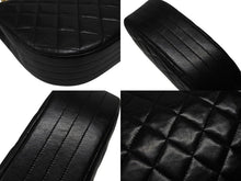 画像をギャラリービューアに読み込む, 極美品 CHANEL シャネル ハーフムーン チェーンショルダーバッグ 1番台 ココマーク ラムスキン ブラック ゴールド金具 中古 4b009161