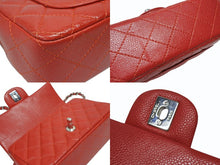 画像をギャラリービューアに読み込む, 極美品 CHANEL シャネル ミニマトラッセ20 Sフラップ Sチェーンショルダーバッグ 17番台 ココマーク キャビアスキン レッド 中古 4b009162