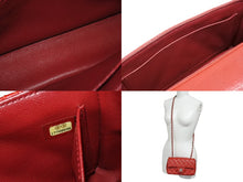 画像をギャラリービューアに読み込む, 極美品 CHANEL シャネル ミニマトラッセ20 Sフラップ Sチェーンショルダーバッグ 17番台 ココマーク キャビアスキン レッド 中古 4b009162