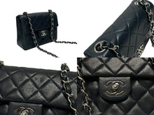 画像をギャラリービューアに読み込む, 極美品 CHANEL シャネル ミニマトラッセ ショルダーバッグ 5番台 ココマーク ラムスキン ネイビー ゴールド 美品 中古 4b009164