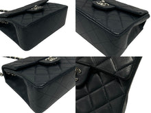 画像をギャラリービューアに読み込む, 極美品 CHANEL シャネル ミニマトラッセ ショルダーバッグ 5番台 ココマーク ラムスキン ネイビー ゴールド 美品 中古 4b009164