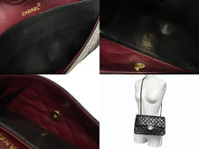 画像をギャラリービューアに読み込む, CHANEL シャネル マトラッセ25 Wフラップ Wチェーンショルダーバッグ 2番台 ラムスキン ココマーク ブラック ゴールド金具 美品 中古 4b009166