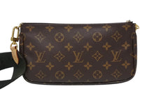 画像をギャラリービューアに読み込む, LOUIS VUITTON ルイヴィトン モノグラム ミュルティポシェット アクセソワール カーキ ショルダーバッグ M44813 美品 中古 4b009168