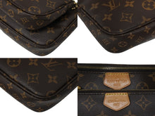 画像をギャラリービューアに読み込む, LOUIS VUITTON ルイヴィトン モノグラム ミュルティポシェット アクセソワール カーキ ショルダーバッグ M44813 美品 中古 4b009168