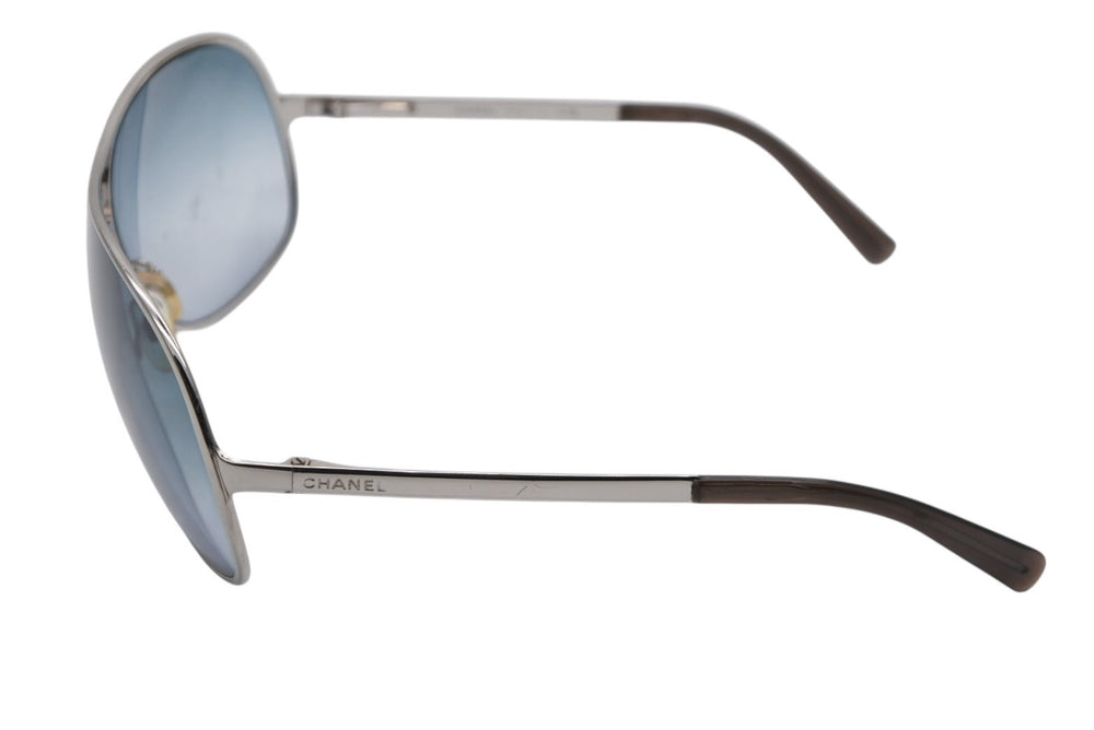 CHANEL シャネル ティアドロップ サングラス アイウェア c.124/8G サイズ64□10 125 ココマーク グラデーションレンズ 美品 中古 4b009172