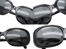 画像をギャラリービューアに読み込む, CHANEL シャネル サングラス アイウェア サイズ58□17 135 ココマーク リボン ブラック ゴールド 美品 中古 4b009173