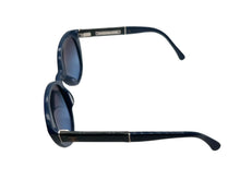 画像をギャラリービューアに読み込む, CHANEL シャネル ウェリントン サングラス アイウェア ココマーク エナメル プラスチック ブルー グリーン 美品 中古 4b009174