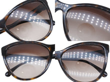 画像をギャラリービューアに読み込む, CHANEL シャネル ウェリントン サングラス 5281-Q-A c.714/S5 サイズ58□16 140 ココマーク リボン べっ甲カラー 美品 中古 4b009175