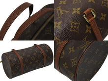 画像をギャラリービューアに読み込む, LOUIS VUITTON ルイヴィトン パピヨン26 ハンドバッグ M51366 モノグラム PVC レザー ブラウン ゴールド金具 美品 中古 4b009187