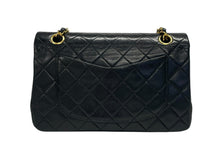 画像をギャラリービューアに読み込む, 極美品 CHANEL シャネル マトラッセ23 Wフラップ Wチェーンショルダーバッグ 1番台 ココマーク ラムスキン ブラック ゴールド金具 中古 4b009188