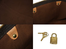 画像をギャラリービューアに読み込む, 新品同様品 LOUIS VUITTON ルイヴィトン モノグラム グラフィティ キーポル50 M92196 ブラウン カーキ ゴールド金具 中古 4b009190