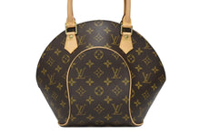 画像をギャラリービューアに読み込む, 極美品 LOUIS VUITTON ルイヴィトン エリプスPM ハンドバッグ モノグラム M51127 PVC ヌメ革 ブラウン ゴールド金具 中古 4b009192