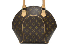 画像をギャラリービューアに読み込む, 極美品 LOUIS VUITTON ルイヴィトン エリプスPM ハンドバッグ モノグラム M51127 PVC ヌメ革 ブラウン ゴールド金具 中古 4b009192