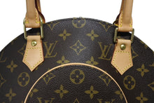 画像をギャラリービューアに読み込む, 極美品 LOUIS VUITTON ルイヴィトン エリプスPM ハンドバッグ モノグラム M51127 PVC ヌメ革 ブラウン ゴールド金具 中古 4b009192