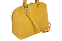 画像をギャラリービューアに読み込む, 極美品 LOUIS VUITTON ルイヴィトン アルマ ハンドバッグ M52419 エピレザー タッシリイエロー ゴールド金具 中古 4b009194