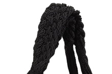 画像をギャラリービューアに読み込む, 極美品 PRADA プラダ 2WAYバッグ 5083 トライアングルロゴプレート ナイロン ファー ブラック シルバー金具 中古 4b009196