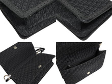 画像をギャラリービューアに読み込む, CHRISTIAN DIOR クリスチャンディオール トロッター柄 ワンショルダーバッグ キャンバス レザー ブラック シルバー金具 美品 中古 4b009203