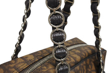 Load image into Gallery viewer, 極美品 Christian Dior クリスチャンディオール ロマンティックライン ハンドバッグ 03-BO-0016 トロッター ブラウン シルバー金具 中古 4b009204