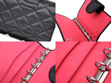 Load image into Gallery viewer, 極美品 CHANEL シャネル カンボンライン 手帳カバー 手帳ケース A26727 9番台 ココマーク カーフスキン キルティング ブラック 中古 4b009206