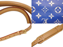 画像をギャラリービューアに読み込む, 新品同様 LOUIS VUITTON ルイヴィトン スピーディ P9 バンドリエール40 M24418 2WAY ボストンバッグ ブルー ゴールド金具 中古 4b009210