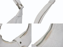 画像をギャラリービューアに読み込む, Christian Dior クリスチャンディオール ハーフムーン ワンショルダーバッグ 13-BM-0015 カナージュ ガリアーノ期 美品 中古 4b009212