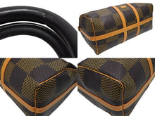 画像をギャラリービューアに読み込む, 極美品 LOUIS VUITTON ルイヴィトン NIGO キーポールバンドリエール50 ボストンバッグ N40360 ブラウン サイズ50 中古 4b009214