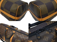 画像をギャラリービューアに読み込む, 極美品 LOUIS VUITTON ルイヴィトン NIGO キーポールバンドリエール50 ボストンバッグ N40360 ブラウン サイズ50 中古 4b009214