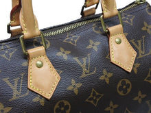 画像をギャラリービューアに読み込む, 極美品 LOUIS VUITTON ルイヴィトン ハンドバッグ スピーディ25 モノグラム M41109 ゴールド金具 中古 4b009215