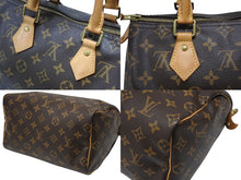 画像をギャラリービューアに読み込む, 極美品 LOUIS VUITTON ルイヴィトン ハンドバッグ スピーディ25 モノグラム M41109 ゴールド金具 中古 4b009215