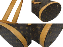 画像をギャラリービューアに読み込む, LOUIS VUITTON ルイヴィトン バケットPM バケツ型 トートバッグ ショルダーバッグ モノグラム M42238 ブラウン PVC レザー 美品 中古 4b009216