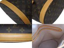 画像をギャラリービューアに読み込む, LOUIS VUITTON ルイヴィトン バケットPM バケツ型 トートバッグ ショルダーバッグ モノグラム M42238 ブラウン PVC レザー 美品 中古 4b009216
