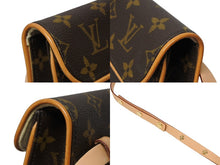 画像をギャラリービューアに読み込む, 極美品 LOUIS VUITTON ルイヴィトン ウエスト ショルダーバッグ M51855 モノグラム ポシェットフロランティーヌ ブラウン 中古 4b009217