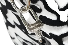 画像をギャラリービューアに読み込む, 極美品 LOUIS VUITTON ルイヴィトン スピーディー バンドリエール25 M45563 タフテッドモノグラム ブラック ホワイト シルバー金具 中古 4b009227