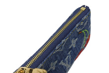 画像をギャラリービューアに読み込む, 新品未使用 LOUIS VUITTON ルイヴィトン モノグラム デニム カードキーケース ポシェットクレ チェリー 新作 M14938 村上隆 ブルー 中古 4b009229