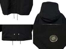 画像をギャラリービューアに読み込む, 極美品 Christian Dior クリスチャンディオール テクニカルコート 033C313I4875 ブラック ポリエステル コットン サイズ54 中古 4b009237