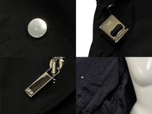 画像をギャラリービューアに読み込む, 極美品 Christian Dior クリスチャンディオール テクニカルコート 033C313I4875 ブラック ポリエステル コットン サイズ54 中古 4b009237