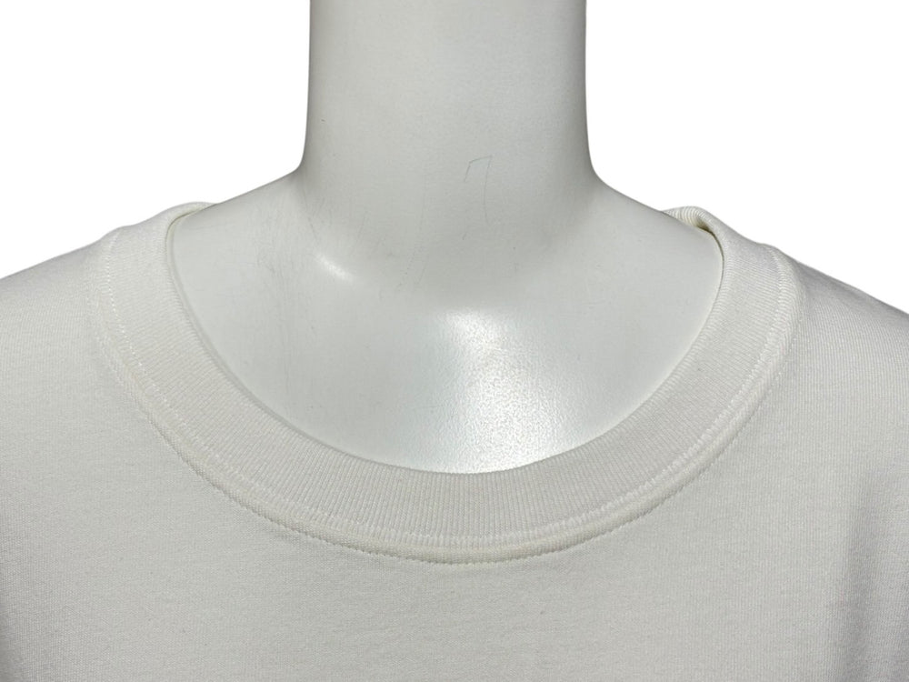 極美品 Christian Dior クリスチャンディオール 23AW 半袖Tシャツ 343J637A0554 サイズX3L アイボリー ブラウン ロゴ刺繍 中古 4b009241
