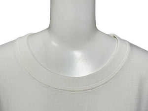 極美品 Christian Dior クリスチャンディオール 23AW 半袖Tシャツ 343J637A0554 サイズX3L アイボリー ブラウン ロゴ刺繍 中古 4b009241
