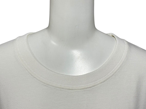 極美品 Christian Dior クリスチャンディオール 23AW 半袖Tシャツ 343J637A0554 サイズX3L アイボリー ブラウン ロゴ刺繍 中古 4b009241
