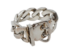 画像をギャラリービューアに読み込む, 極美品 HERMES エルメス 幻 激レア ブックルセリエ ブレスレット TGM 6コマ シルバー 925 211g 中古 4b009245